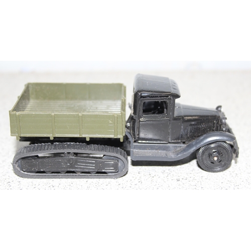 1518 - Russian cast model of a Soviet Zis 5 half caterpillar track army vehicle with original box