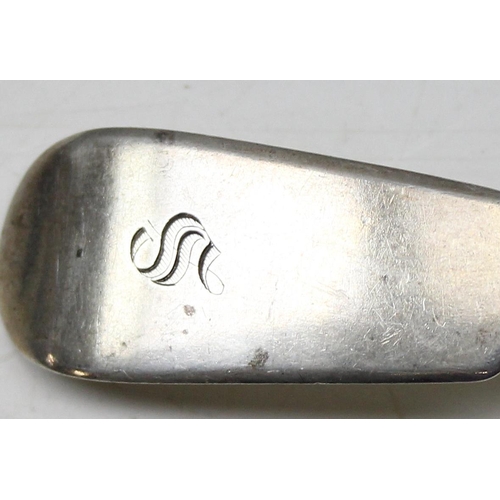 1019 - A 19th century Scottish silver toddy ladle, Edinburgh 1840 by James McKay, approx 36.76g gross