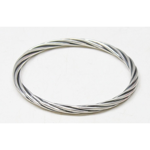 1135 - 3 silver bangles marked 925, XRF confirmed, gross weight approx 41.78g