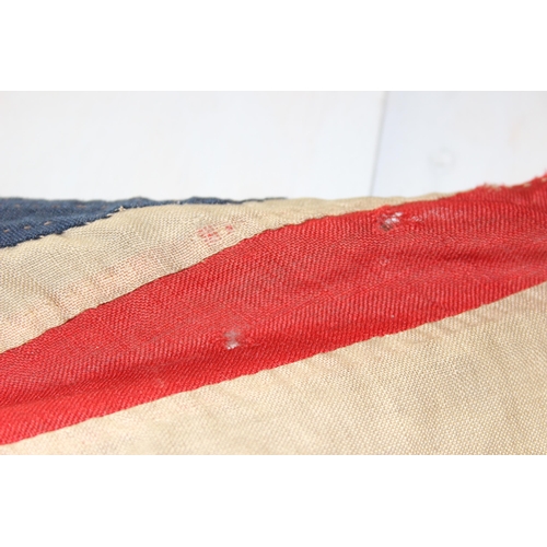 1410 - Large vintage panel stitched Union Jack flag, measures approx. 160cm x 84cm