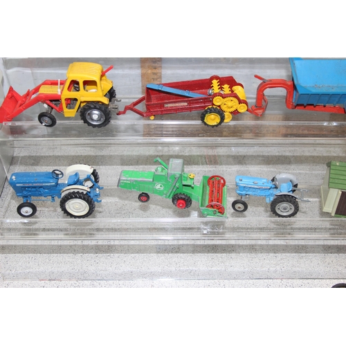 1527 - Qty of farmyard related model toys to include vehicles by Britains and Corgi