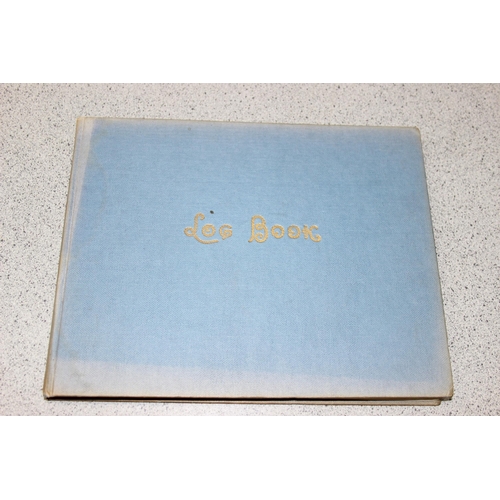 612 - Vice-Admiral Sir Frederick Donald Gosling, 2 Weymouth logbooks for the Brave Goose 1972-1974, a Roya... 