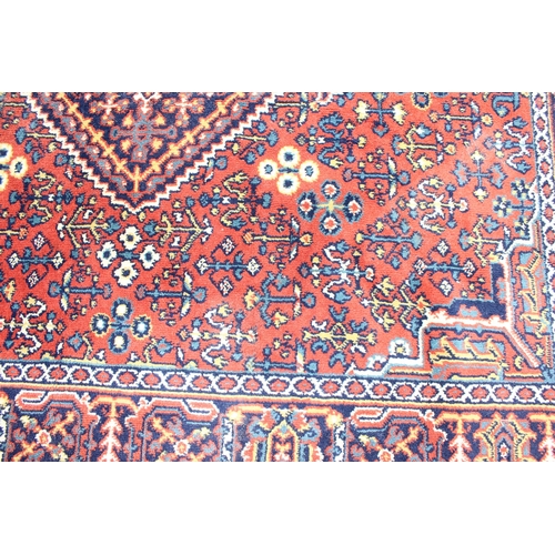 201 - A colourful vintage flatweave rug, approx 178cm x 136cm