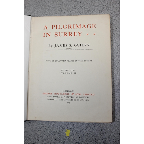 564 - Mixed box of books to include Kelly's directory of Kent, Surrey & Sussex 1887