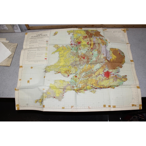 573 - Qty. of geological maps to include some WWII military maps