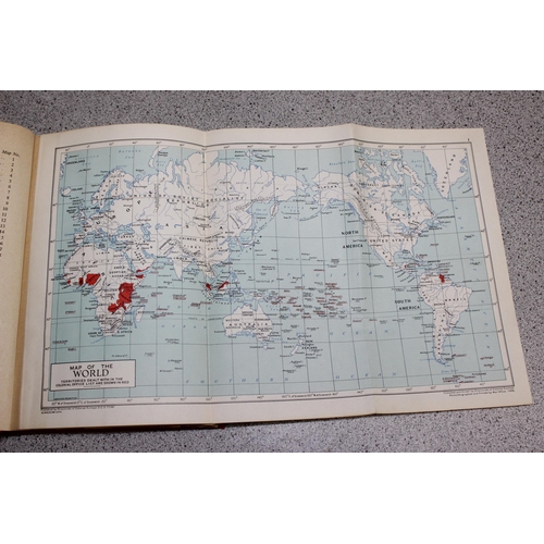 582 - 1948 edition of 'The colonial office list map supplement' with over 30 fold out maps