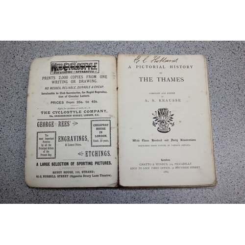 584 - A.S Krausse 1889 edition of 'a pictorial history of the River Thames'.