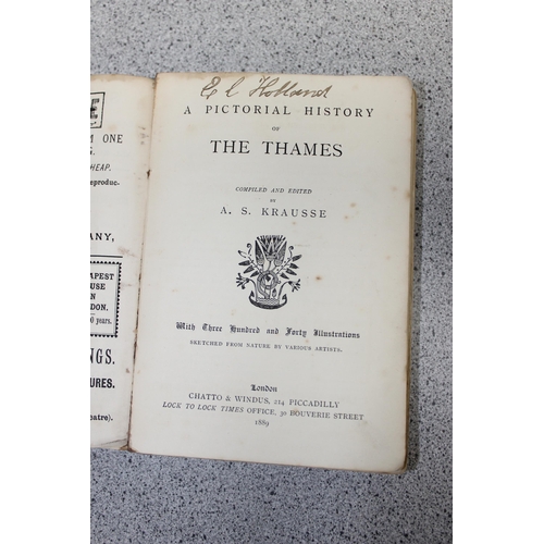 584 - A.S Krausse 1889 edition of 'a pictorial history of the River Thames'.