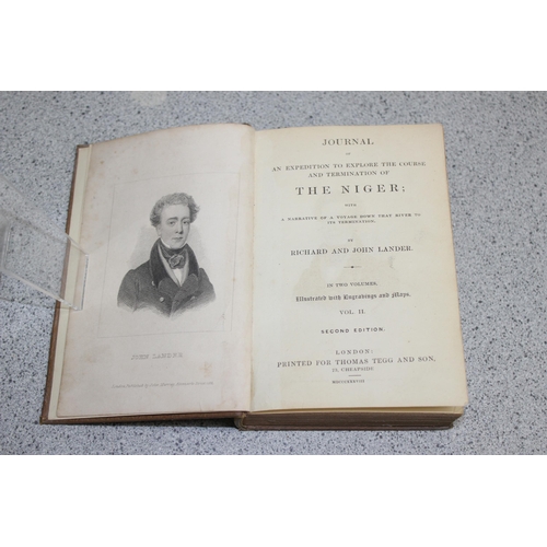 589 - [TRAVEL]. AFRICA Lander, Richard & John. Journal of an Expedition to Explore the Course and Terminat... 