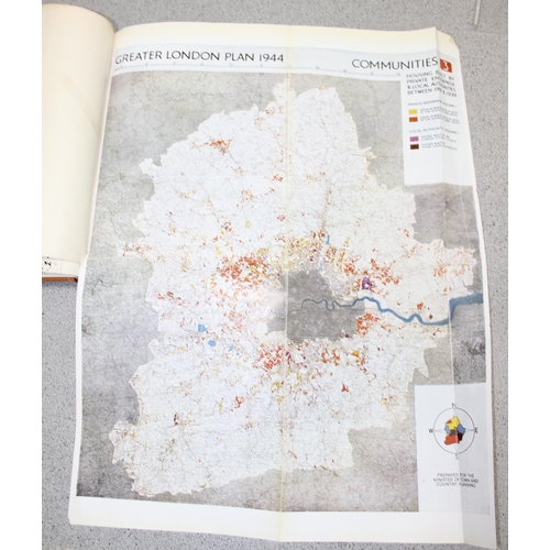 593 - Patrick Abercrombie 'Greater London plan 1944' published 1945 by HMSO, with Tate library stamp