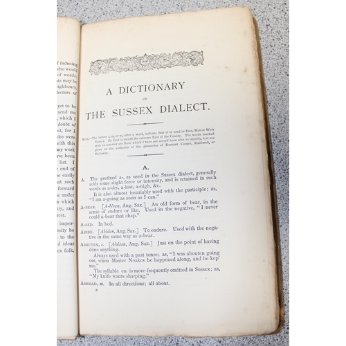 594 - Parish, Rev., W D (Vicar of Selmeston) - A Dictionary of the Sussex Dialect and Collection of Provin... 