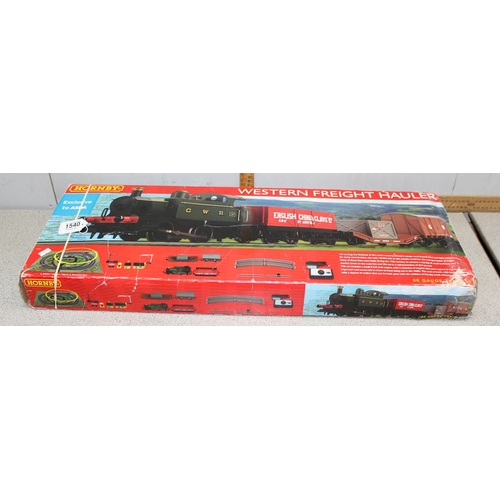 1540 - Hornby Western Freight Hauler OO gauge train set in box