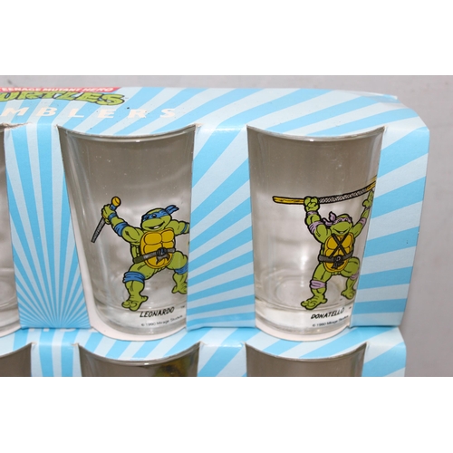 1545 - 8 x 4 packs of Teenage Mutant Ninja Turtles glass tumblers