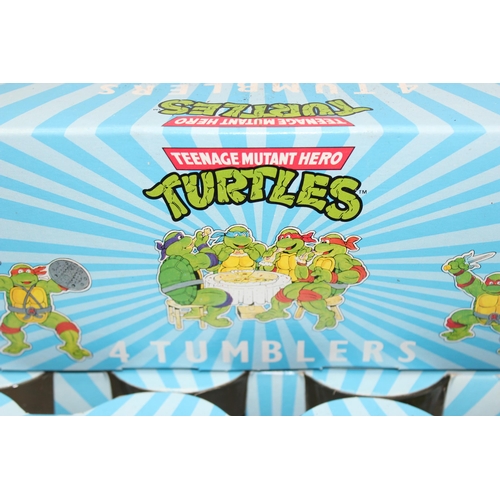 1545 - 8 x 4 packs of Teenage Mutant Ninja Turtles glass tumblers