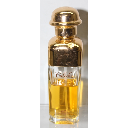 1685 - 2 half bottles of perfume, Hermes Caleche & Magie Noire