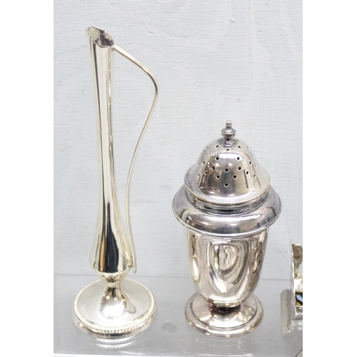 1049 - Qty of assorted small silver plated items and other antique and later metalware