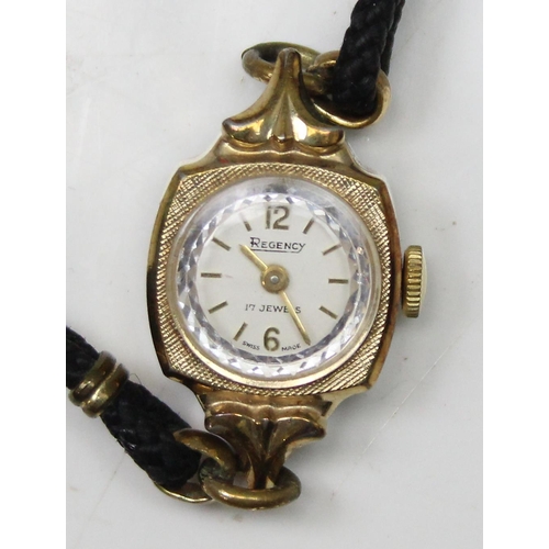 1316 - 3 assorted watches Monceau, gold plated Camy in box and Regency in box (3)