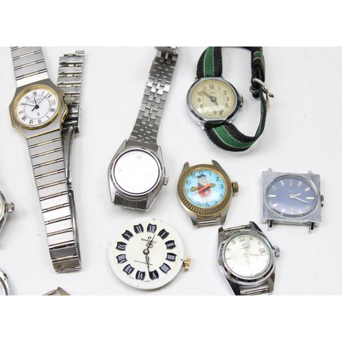 1315 - Large qty of assorted watches to inc Swatch, Fossil, Seiko, Tourist, Mappin & Webb etc