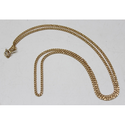 1189 - Italian 9ct gold necklace, approx 52cm long, approx 5.67g gross