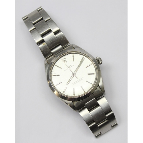 1329 - A vintage Rolex Oyster Perpetual Superlative Chronometer Officially Certified watch with stainless s... 