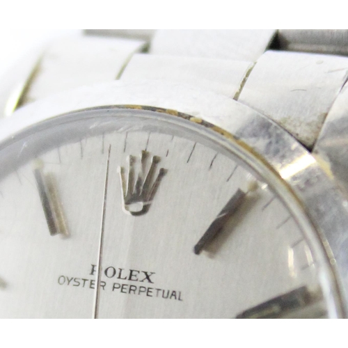 1329 - A vintage Rolex Oyster Perpetual Superlative Chronometer Officially Certified watch with stainless s... 