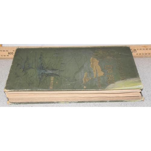 592 - John Whitehead (1860-1899). 'Exploration of Mount Kina Balu, North Borneo' published 1893 by Gurney ... 