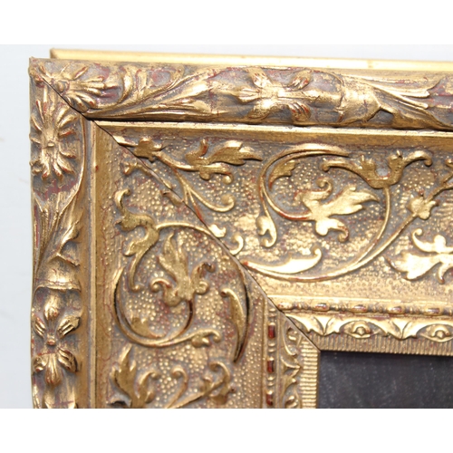 497 - An antique style gilt framed mirror, approx 54cm x 44cm