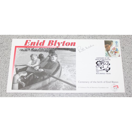 638 - Stamps - GB FDC 1996 20p Enid Blyton, signed by RUTH MADOC