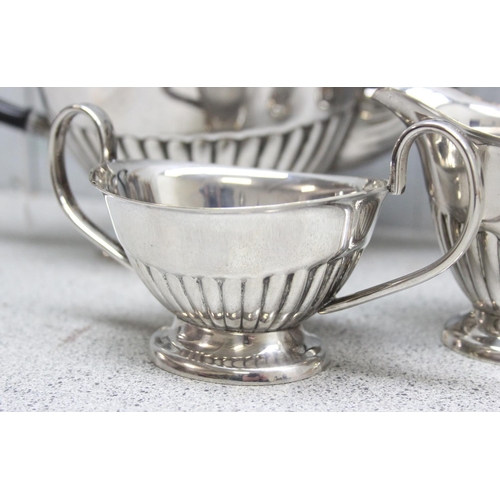 1068 - Early 20th century silver plate 4 piece tea & coffee set by EH Parkin of Sheffield