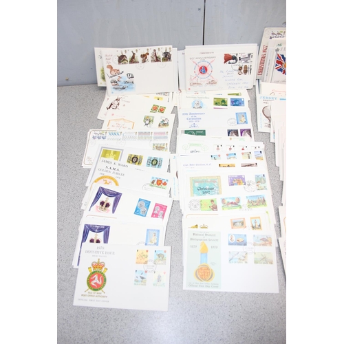 648 - Stamps - GB & Channels islands FDCs, duplicated