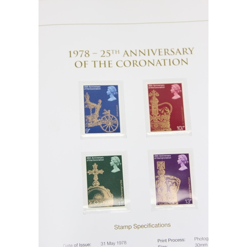 649B - Stamps - GB Diamond Jubilee souvenir book with Stamps, Face £29.66 Limited Edition of 500