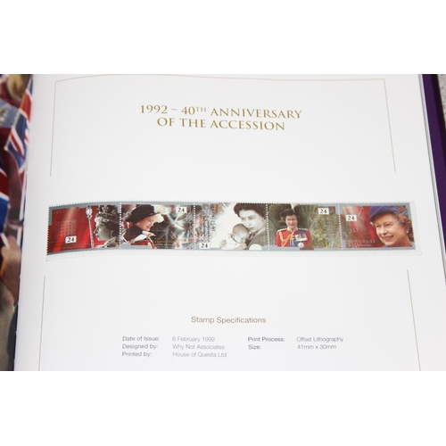 649B - Stamps - GB Diamond Jubilee souvenir book with Stamps, Face £29.66 Limited Edition of 500