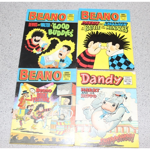 552A - Large qty of assorted Beano magazines and comics etc