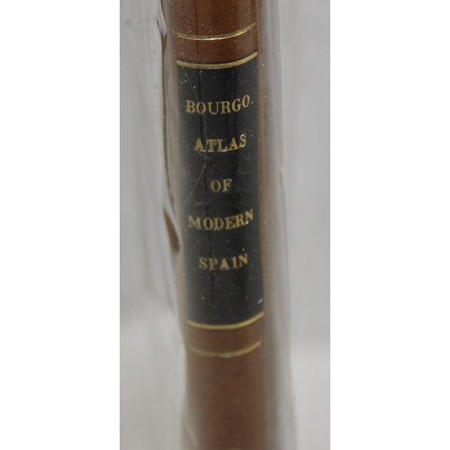 588A - Atlas to the Modern State of Spain by J. Fr. Bourgoing, rare 1808 first edition, complete with large... 