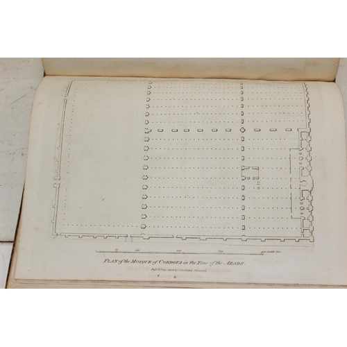 588A - Atlas to the Modern State of Spain by J. Fr. Bourgoing, rare 1808 first edition, complete with large... 