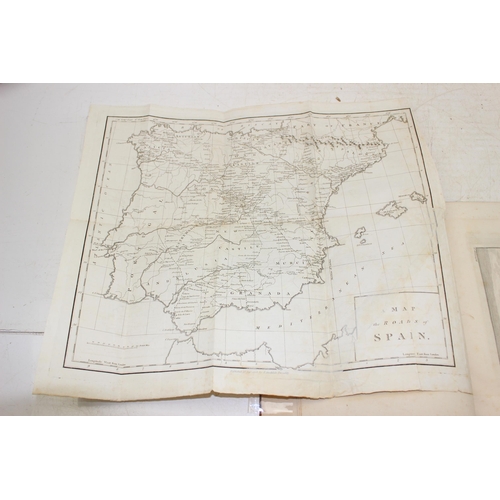 588A - Atlas to the Modern State of Spain by J. Fr. Bourgoing, rare 1808 first edition, complete with large... 