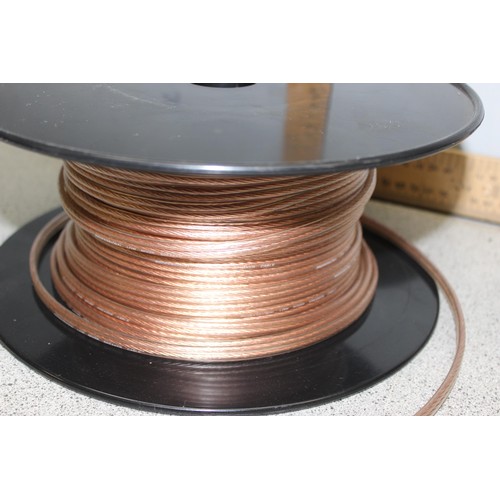 845 - Qty of audio cable, some reeled to include TIME GT100 digital co-axial cable