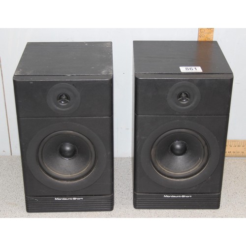 861 - Pair of Mordaunt Short MS 3.10 speakers