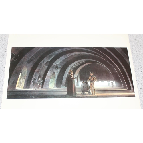 1551 - Star Wars Return of the Jedi Portfolio by Ralph McQuarrie 1983, containing 20 prints and cover sheet... 