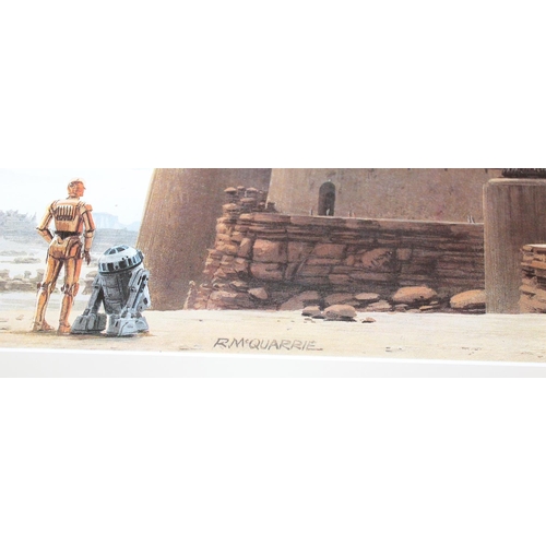 1551 - Star Wars Return of the Jedi Portfolio by Ralph McQuarrie 1983, containing 20 prints and cover sheet... 