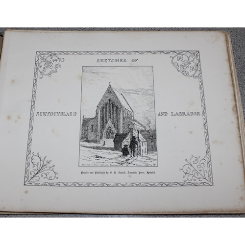 603A - Sketches of Newfoundland and Labrador by William Grey, c.1858 GREY, William (1819-1872). Sketches of... 