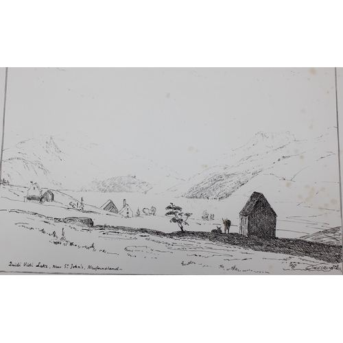 603A - Sketches of Newfoundland and Labrador by William Grey, c.1858 GREY, William (1819-1872). Sketches of... 