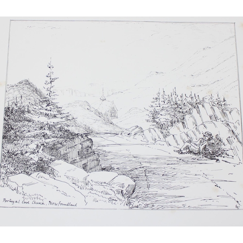 603A - Sketches of Newfoundland and Labrador by William Grey, c.1858 GREY, William (1819-1872). Sketches of... 