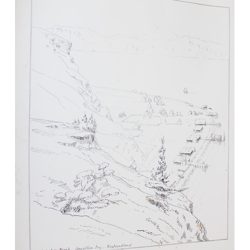 603A - Sketches of Newfoundland and Labrador by William Grey, c.1858 GREY, William (1819-1872). Sketches of... 