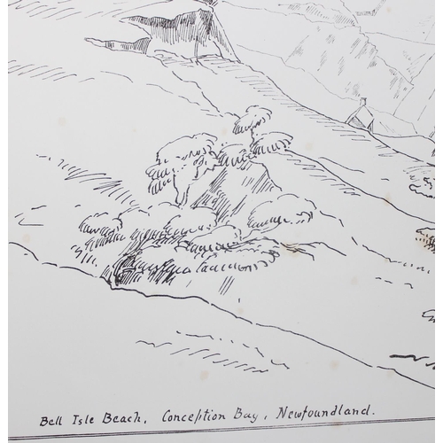 603A - Sketches of Newfoundland and Labrador by William Grey, c.1858 GREY, William (1819-1872). Sketches of... 