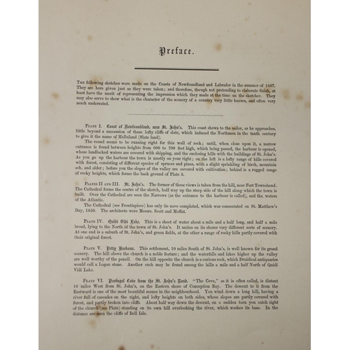 603A - Sketches of Newfoundland and Labrador by William Grey, c.1858 GREY, William (1819-1872). Sketches of... 