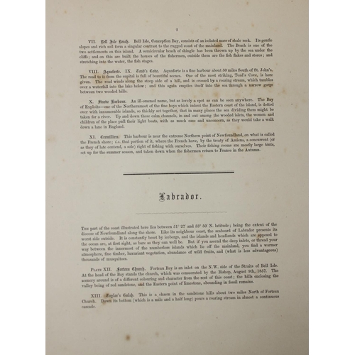 603A - Sketches of Newfoundland and Labrador by William Grey, c.1858 GREY, William (1819-1872). Sketches of... 