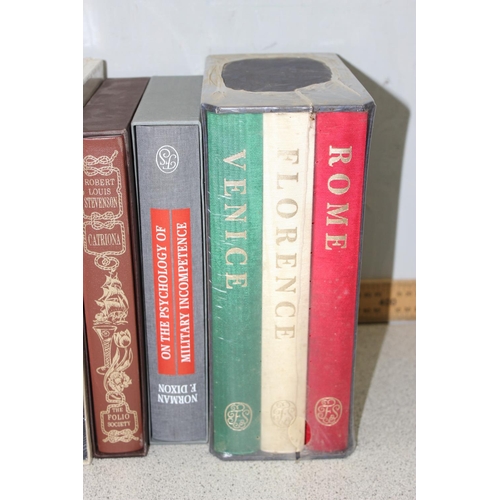 649G - Qty of Folio Society books to include Catriona by Robert Louis Stevenson