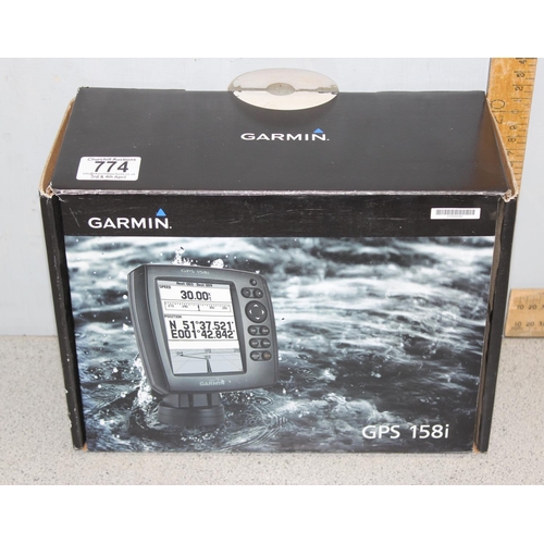 774 - Garmin nautical GPS 158i in box