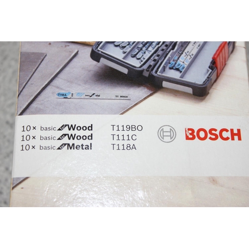 924 - 3 boxes of Bosch electric wooden saw blades numbers T119BO, T111C and T118A